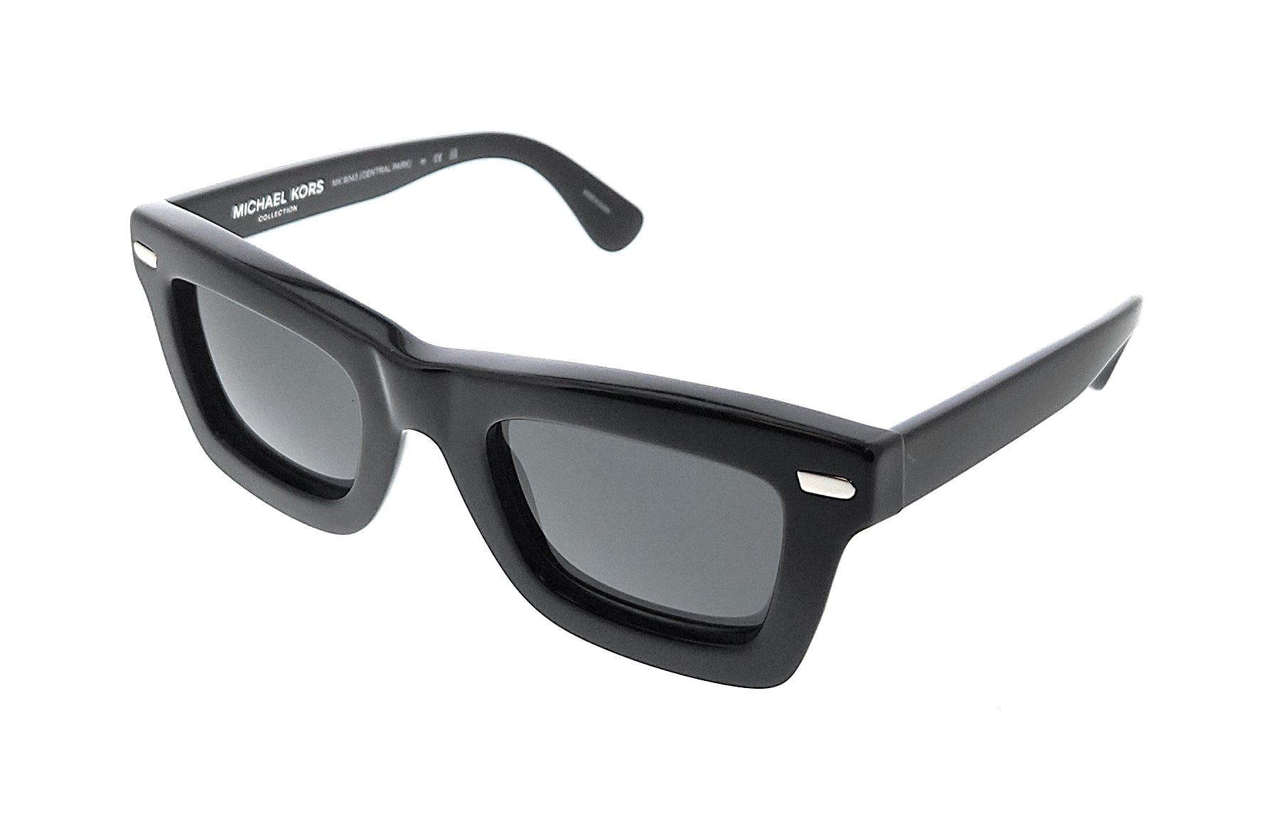 Michael Kors Sunglasses MK 9043 Central Park 300587 Black 47-23-130 Michael Kors 0MK9043 300587 Central Park Black Rectangular  main image 2
