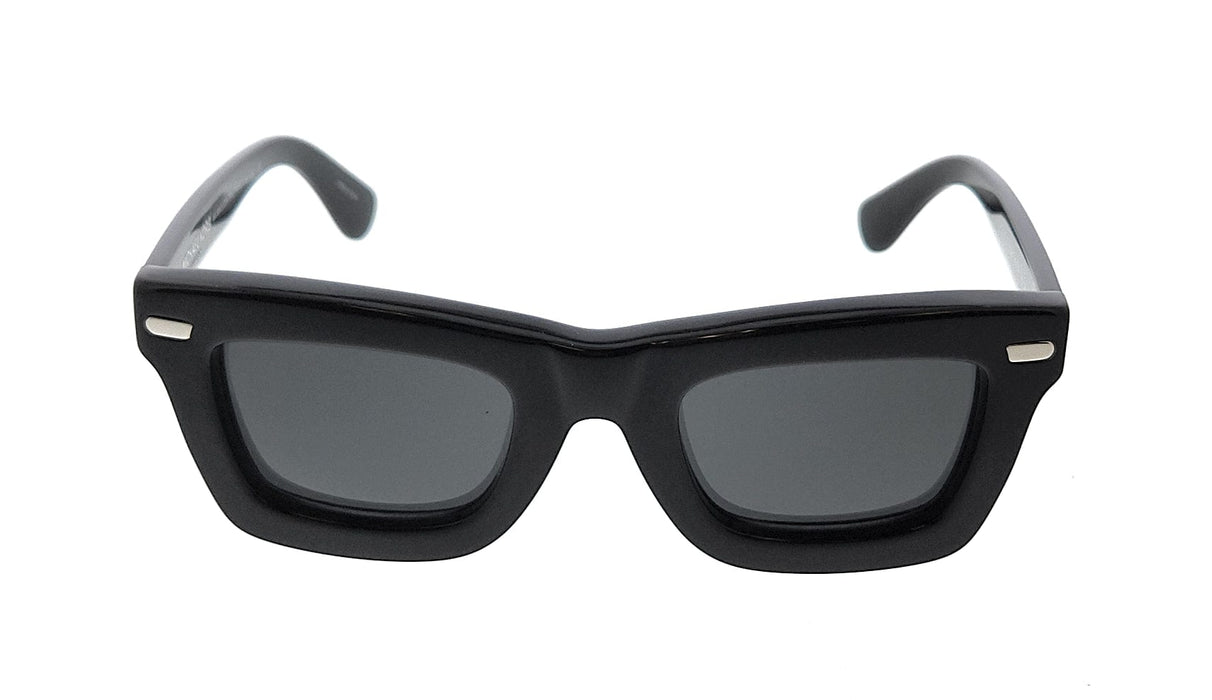Michael Kors 0MK9043 300587 Central Park Black Rectangular Sunglasses