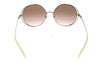 Tory Burch 0TY6085 330911 Gold Round Sunglasses