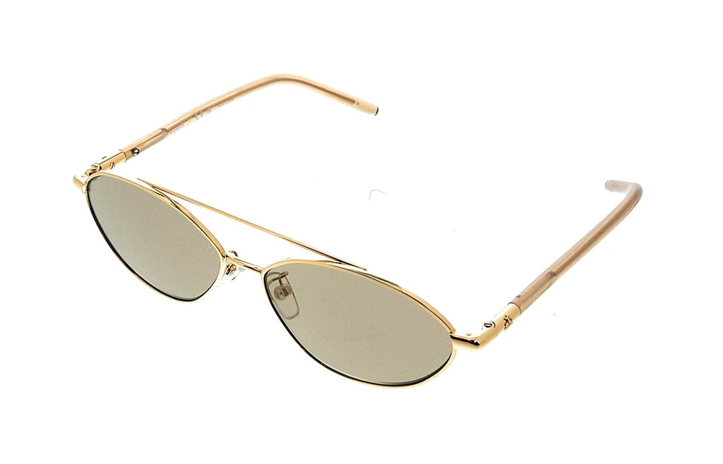 Tory Burch  Shiny Gold Oval Sunglasses