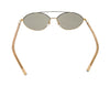Tory Burch 0TY6088 33094E Shiny Gold Oval Sunglasses