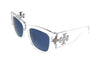 Tory Burch  Clear Square Sunglasses