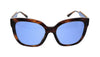 Tory Burch  Dark Wood Square Sunglasses