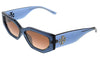 Tory Burch  Transparent Blue Cat Eye Sunglasses