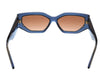 Tory Burch 0TY9070U 185913 Transparent Blue Cat Eye Sunglasses