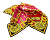 Versace Jeans Couture Multicolor Chainlink Print Silk Scarf