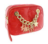 Versace Jeans Couture High Risk Red Square Star Quilted Charm Embellished Crossbody Bag