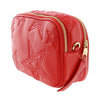 Versace Jeans Couture High Risk Red Square Star Quilted Charm Embellished Crossbody Bag