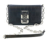 Versace Jeans Couture Black Rope Handle Coc Embossed Crossbody Bag