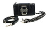 Versace Jeans Couture Black Rope Handle  Embossed Mini Shoulder Bag