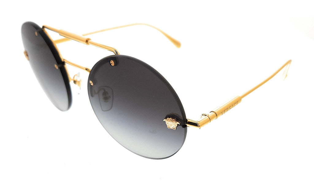 Versace  Gold Classic Round Sunglasses