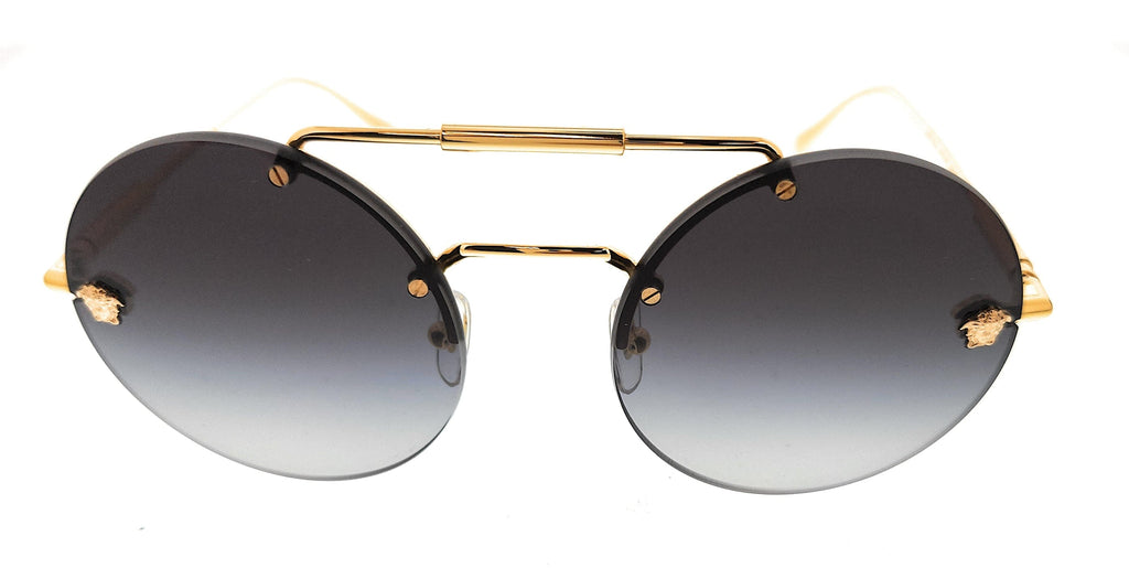 Versace 0VE2244 10028G Gold Classic Round Sunglasses