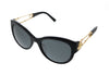 Versace  Black Round Sunglasses