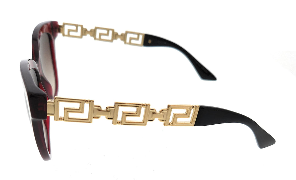 Versace 0VE4394 388/13 Bordeaux-Gold Cat Eye Sunglasses