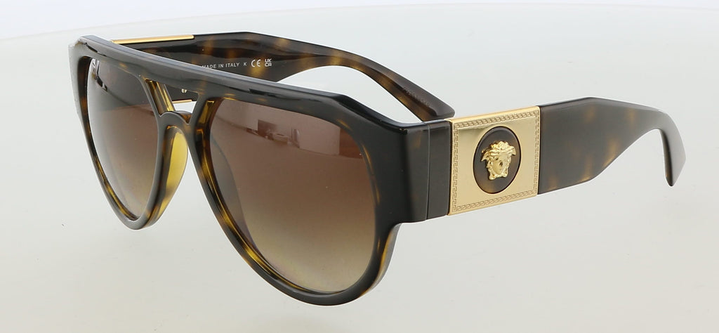 Versace  Havana Pilot Sunglasses-Defective