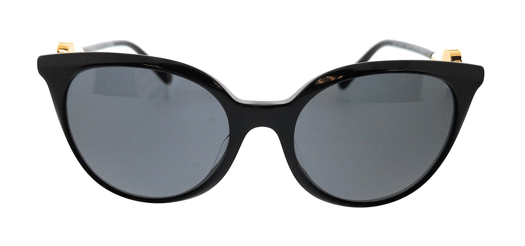 Versace 0VE4404F GB1/87 Round Black Sunglasses