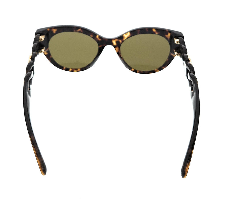 Versace 0VE4408F 108/73 Havana Cat Eye Sunglasses