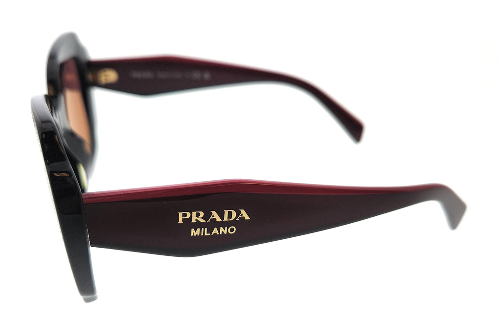 Prada 0PR 16YS 1AB06Q Black/Red Sunglasses