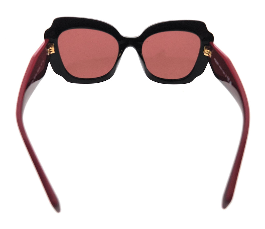 Prada 0PR 16YS 1AB06Q Black/Red Sunglasses