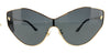 Versace 0VE2239 100287 Gold Cat Eye Sunglasses-Defective