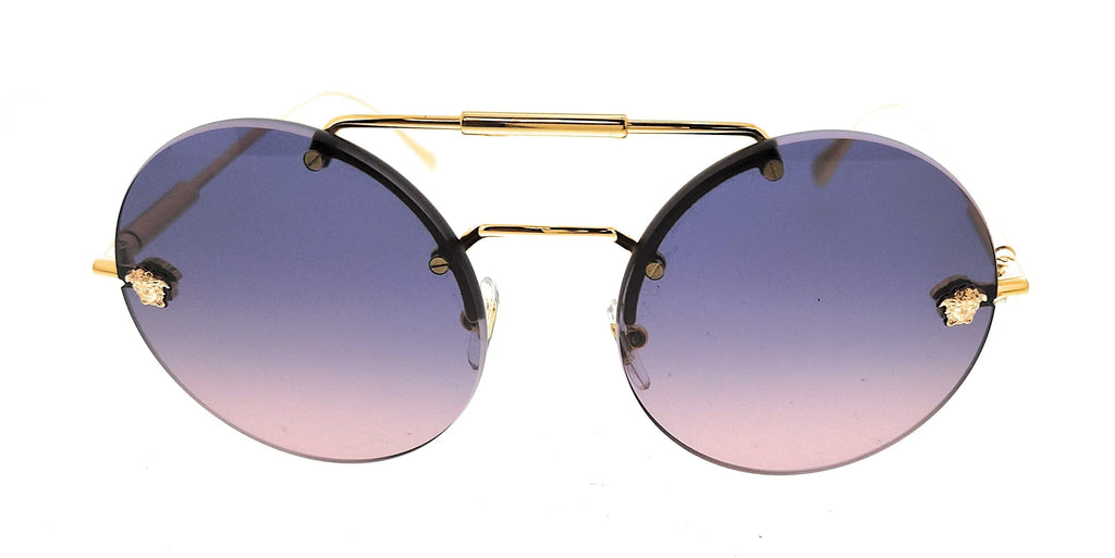 Versace 0VE2244 1002I6 Gold Round Sunglasses