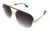 Marc Jacobs  Gold Black Aviator Sunglasses