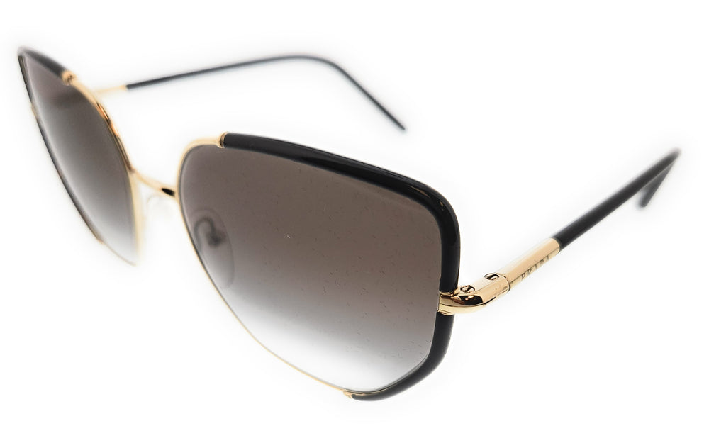 Prada  Black/Pale Gold Sunglasses