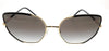 Prada 0PR 50WS AAV0A7 Black/Pale Gold Sunglasses