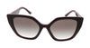 Prada 0PR 24XS UAN0A7 Bordeaux Square Sunglasses