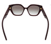 Prada 0PR 24XS UAN0A7 Bordeaux Square Sunglasses