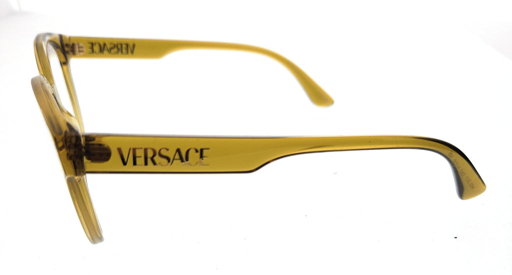Versace 0VE3317 5347 Transparent Honey Cateye Optical Frames