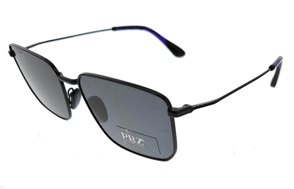 Prada  Black Rectangular Sunglasses