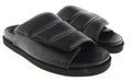 Gia Borghini Black Padded Leather Slides 11