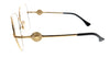 Versace 0VE1289 1002 Full Rim Gold Square Eyeglasses