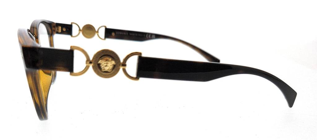 Versace 0VE3336U 108 Full Rim Havana Cat Eye Eyeglasses