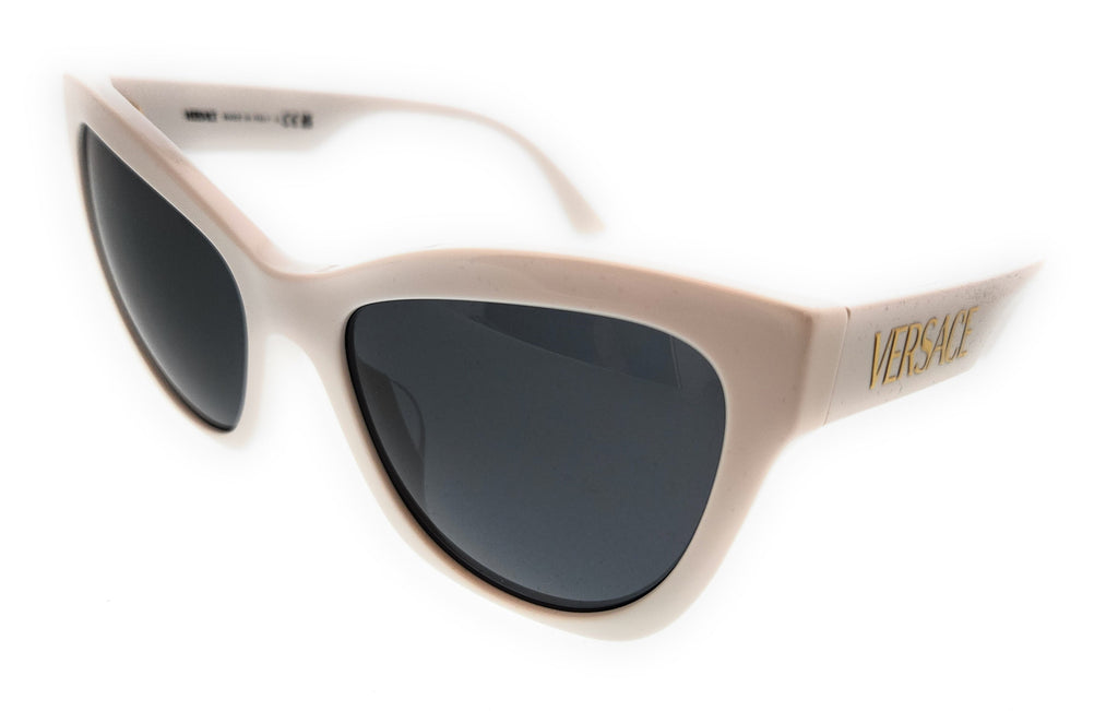 Versace  Full Rim White Cat Eye Sunglasses