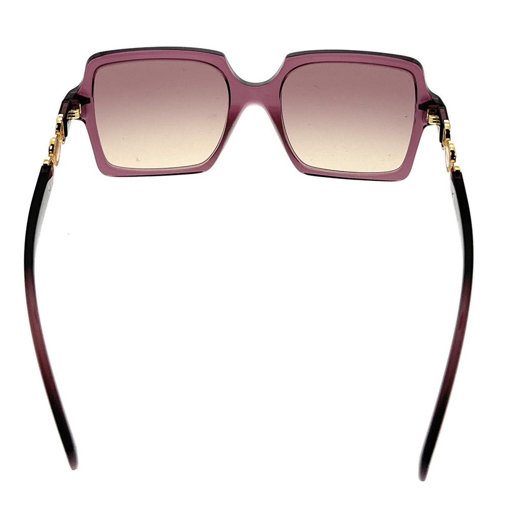 Versace VE4441 520968  Transparent Violet Square Sunglasses