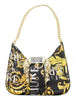 Versace Jeans Couture Black/Gold  Small Boho Baroque Shoulder Bag