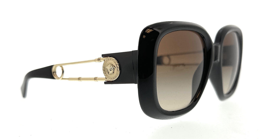 Versace 0VE4411 532413 Transparent Brown Square  Sunglasses