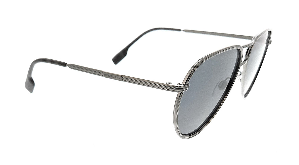 Burberry  0BE3135 114481 Scott Ruthenium Aviator Sunglasses