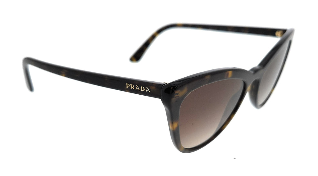 Prada 0PR 01VS 2AU6S1 Brown Cateye Sunglasses