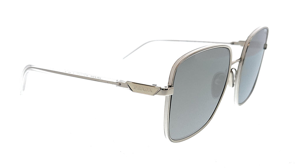 Prada 0PR 50WS ZVN4K0 Pale Gold Square Sunglasses