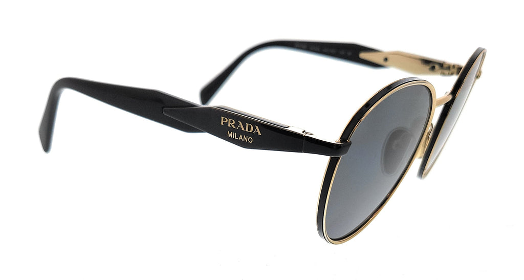 Prada 0PR 56ZS 1BC08S Silver Round Sunglasses