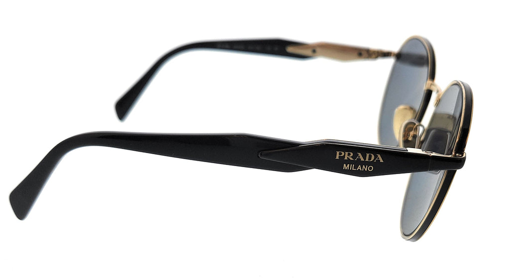 Prada 0PR 56ZS 1BC08S Silver Round Sunglasses