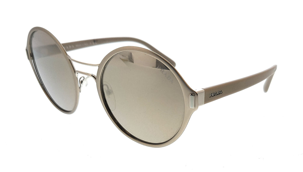Prada  Silver Round Sunglasses