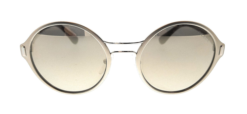 Prada 0PR 56ZS AAV5Z1 Pale Gold Round Sunglasses