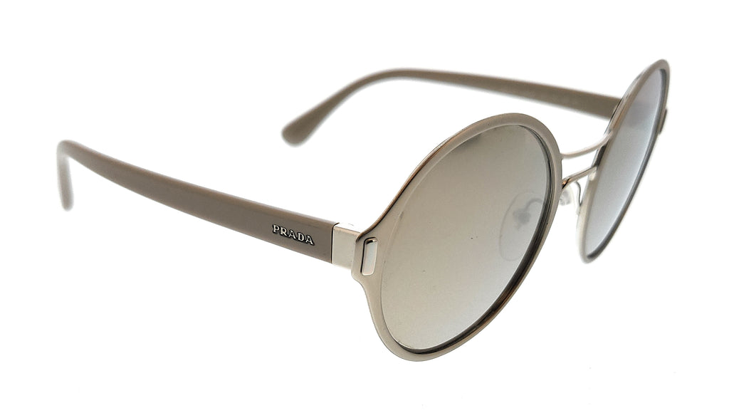 Prada 0PR 57TS 1AP1C0 Silver Round Sunglasses