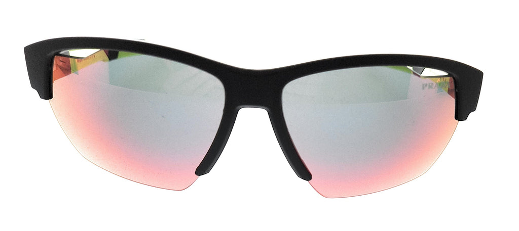 Prada Linea Rossa 0PS 01WS 1BO50A Matte Black Rectangular Sunglasses