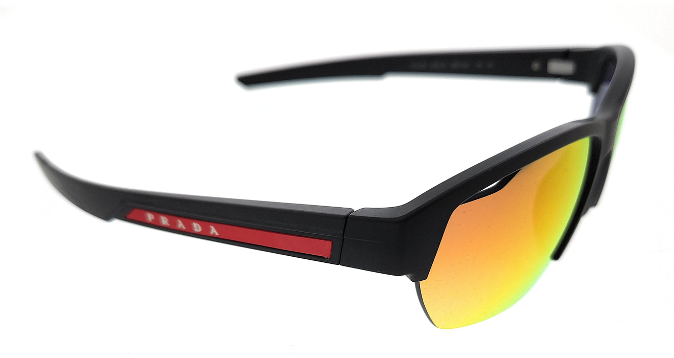 Prada Linea Rossa 0PS 03YS 18G06U Matte Black Rectangular Sunglasses