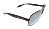 Prada Linea Rossa 0PS 52YS DG008F Silver Polar Grey Aviator Sunglasses